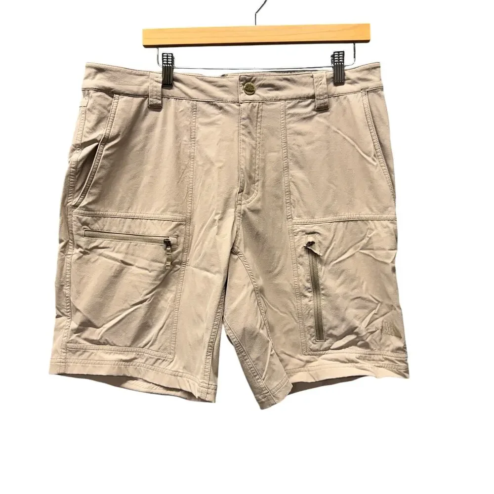 The‎ North Face Cargo Shorts Nylon Blend Hiking Gorpcore Tan Mens 36 (36x10)